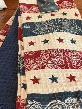 Brooks Brothers Patriotic Kitchen Towels - Set of 3